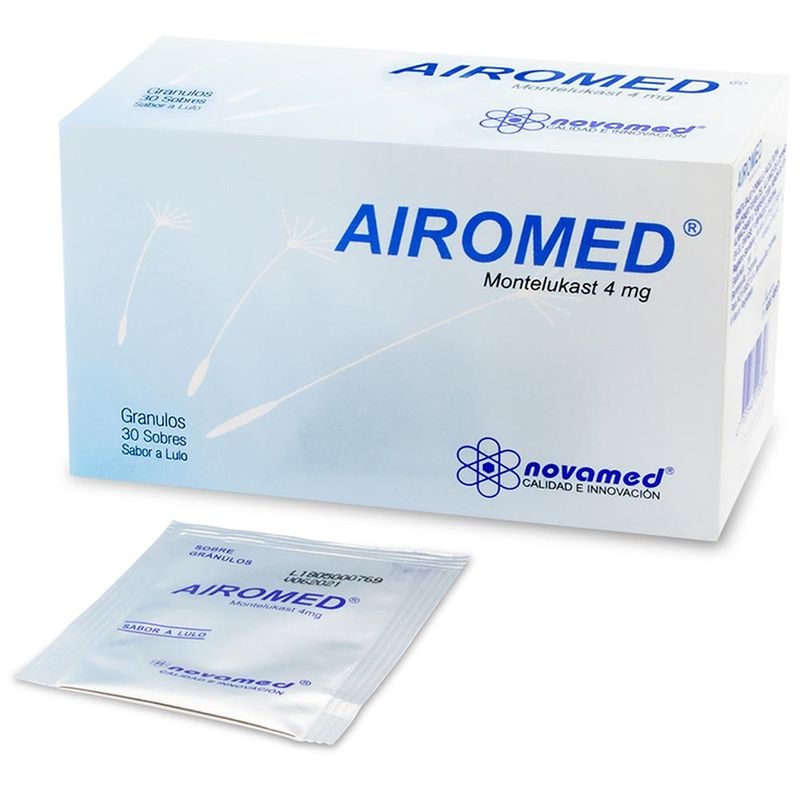 Airomed Granulos 4 mg Lulo Caja Con 30 Sobres