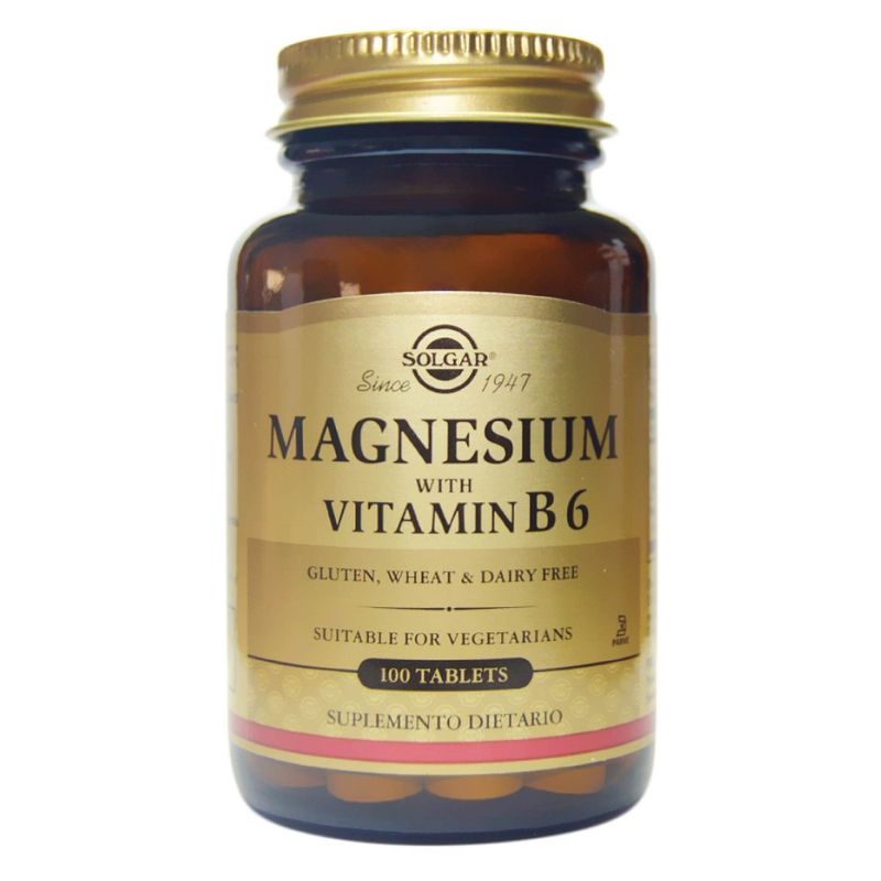 Magnesium Vitamina B6 Solgar X 100 Tabletas