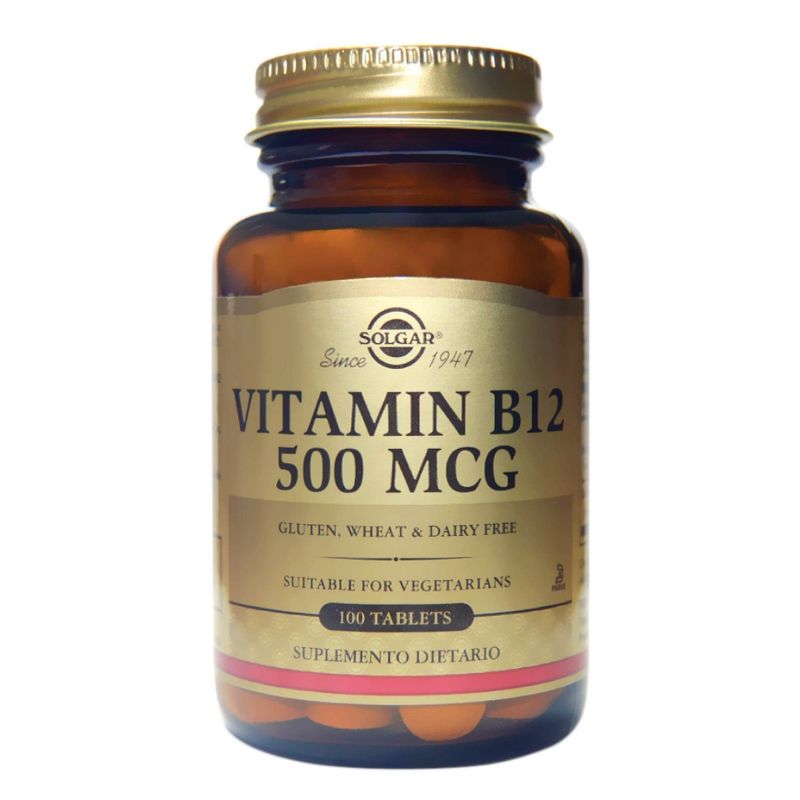 Vitamina B12 Solgar 500Mcg X 100 Tabletas