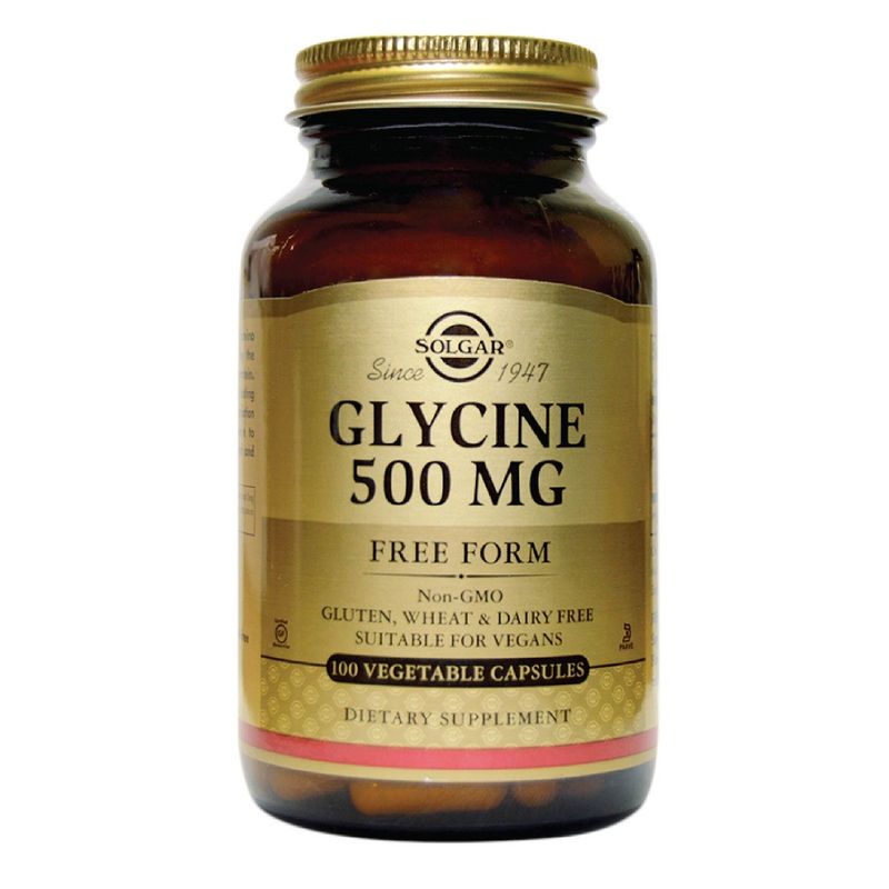 Glycine 500 Mg Solgar X 100 Capsulas