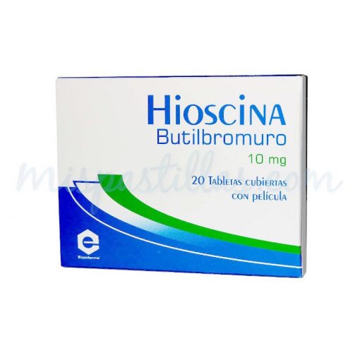 HIOSCINA BUTILBROMURO 10 MG EX X 20 TABLETAS