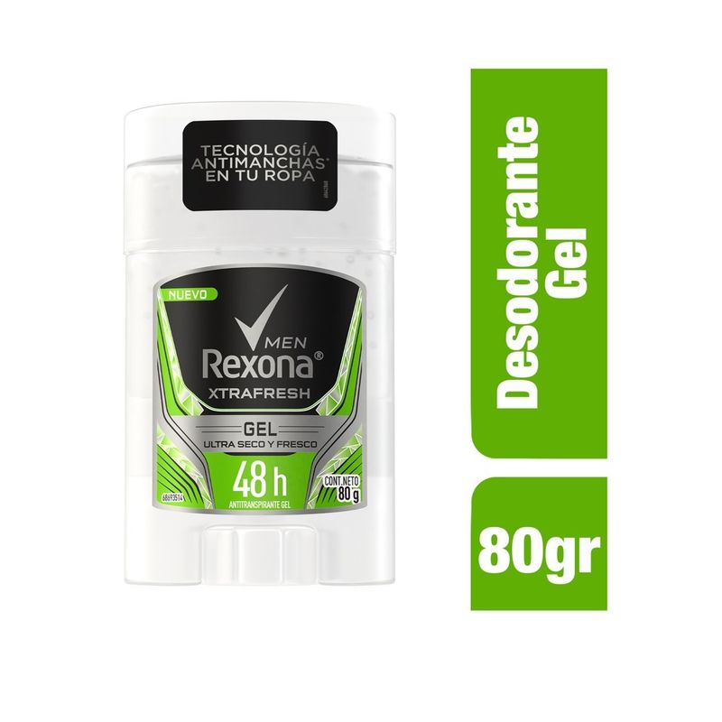 DESODORANTE REXONA MEN EXTRAFRESH GEL 80 GR