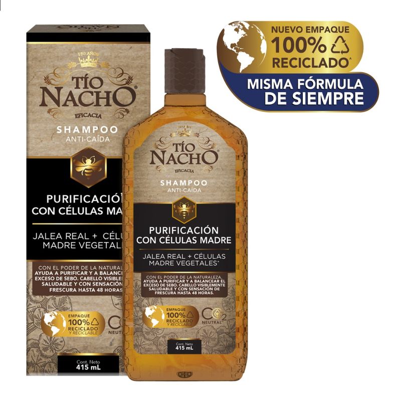 SHAMPOO TIO NACHO PURIFICANTE CELULAS MADRES 415 ML