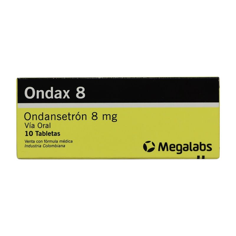 Ondax Ondansetron 8Mg X 10 Tabletas