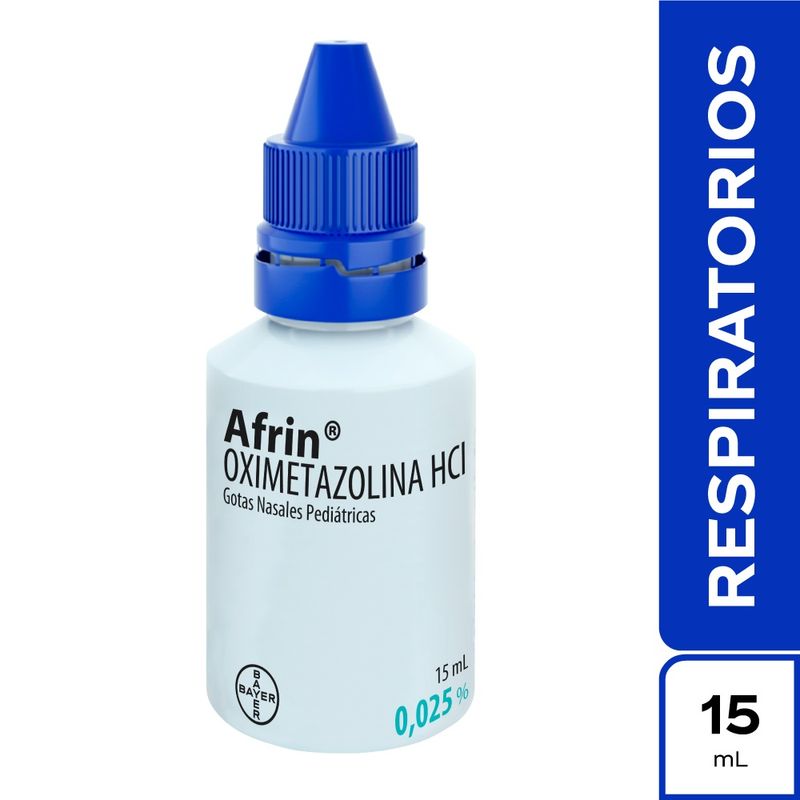 Afrin Solución Nasal Pediátricas 0.25 Mg Oximetazolina Frasco X 15ml