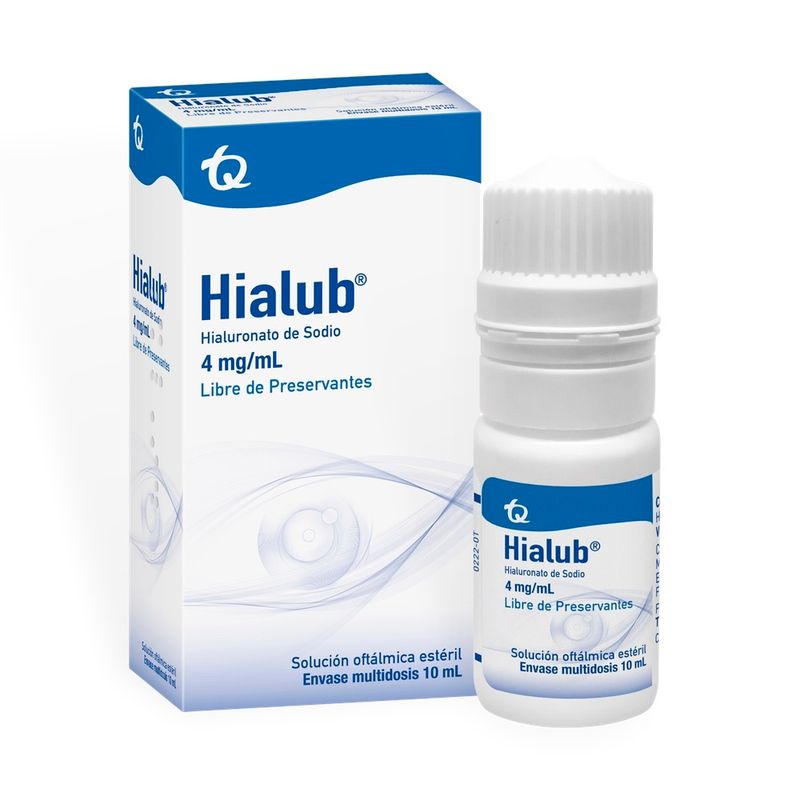 Hialub Solucion Oftalmica 4mg/Ml X 10ml