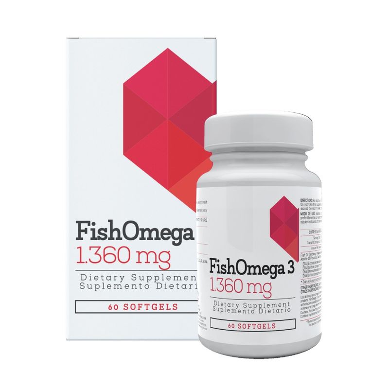 Fish Omega 3 Healthy America 1360mg X 60 Capsulas