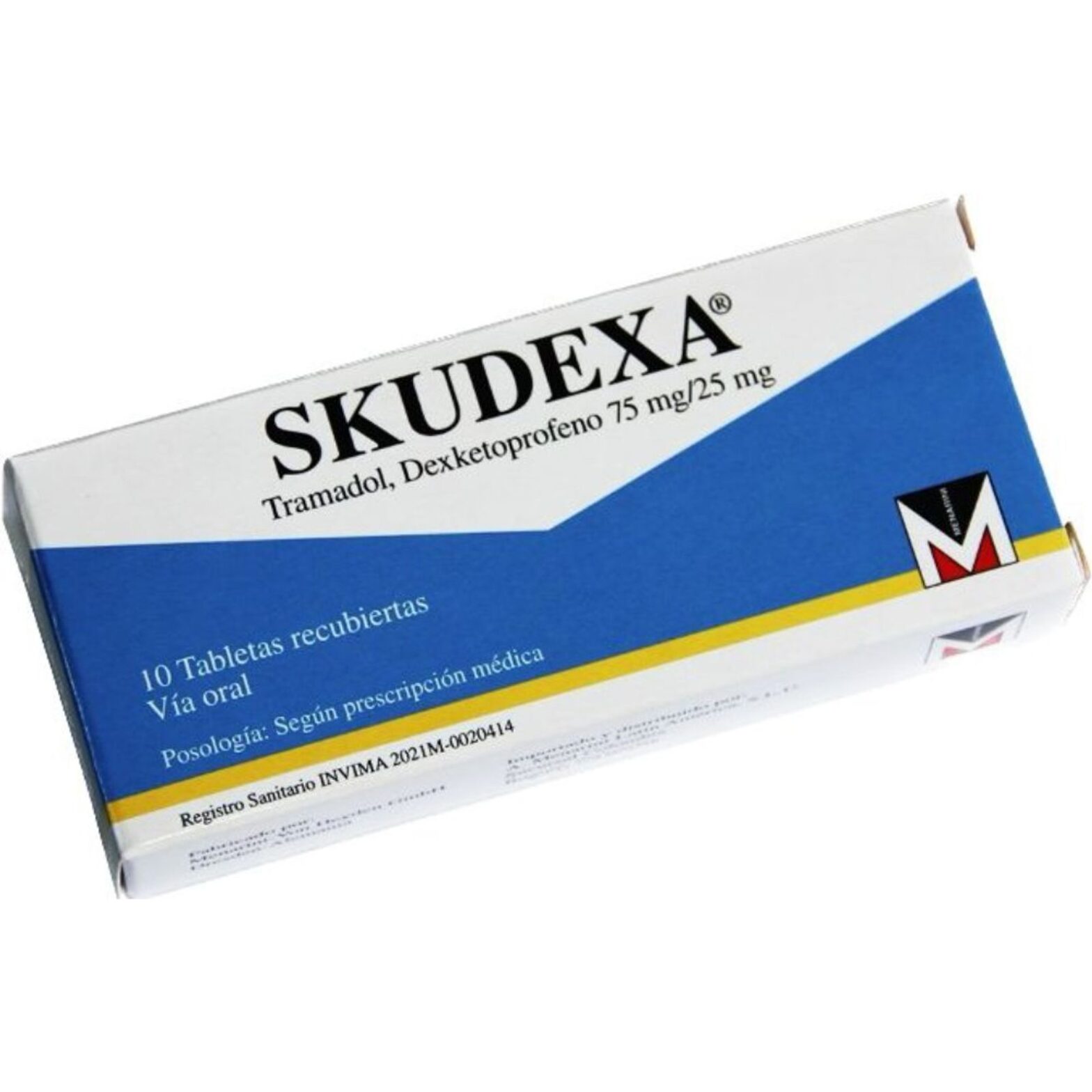 Skudexa 25Mg/75Mg X 10 Tabletas