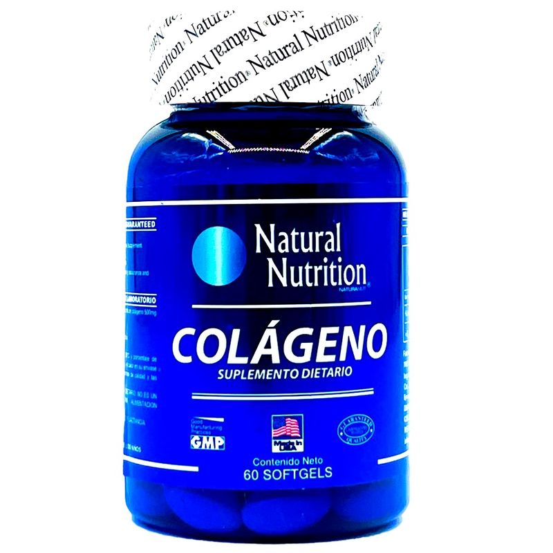 Colageno 500MG Natural Nutrition X 60 Softgels