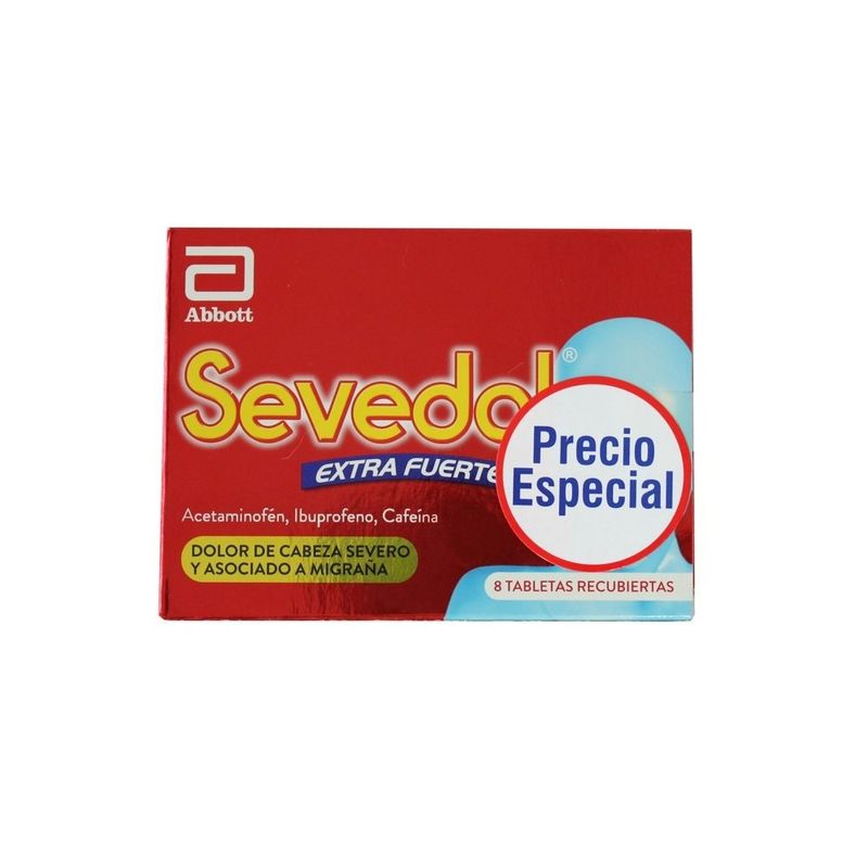 Oferta Sevedol Extrafuerte X 8 Tabletas Recubiertas Precio Especial