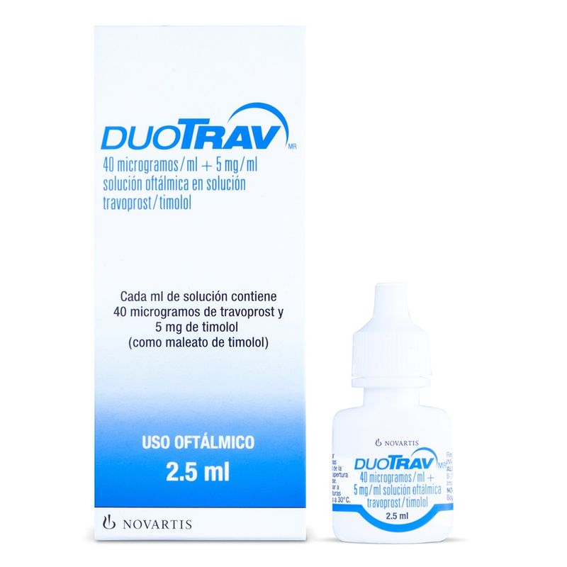 Duotrav 0.4Mg/ 5Mg Frasco X 2.5 Ml