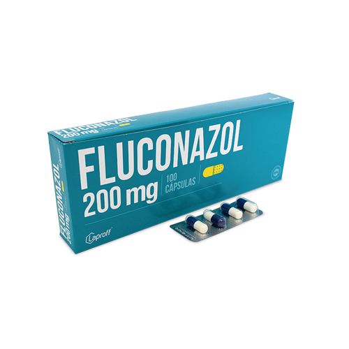 Fluconazol 200 Mg Caja Con 100 Cápsulas