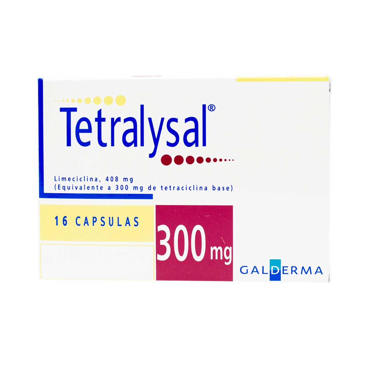 Tetralysal 300 mg Caja Con 28 Cápsulas