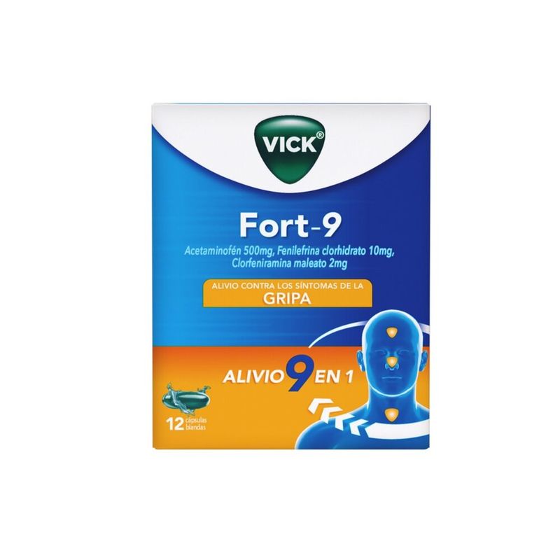 Vick Fort-9 X 12 Capsulas