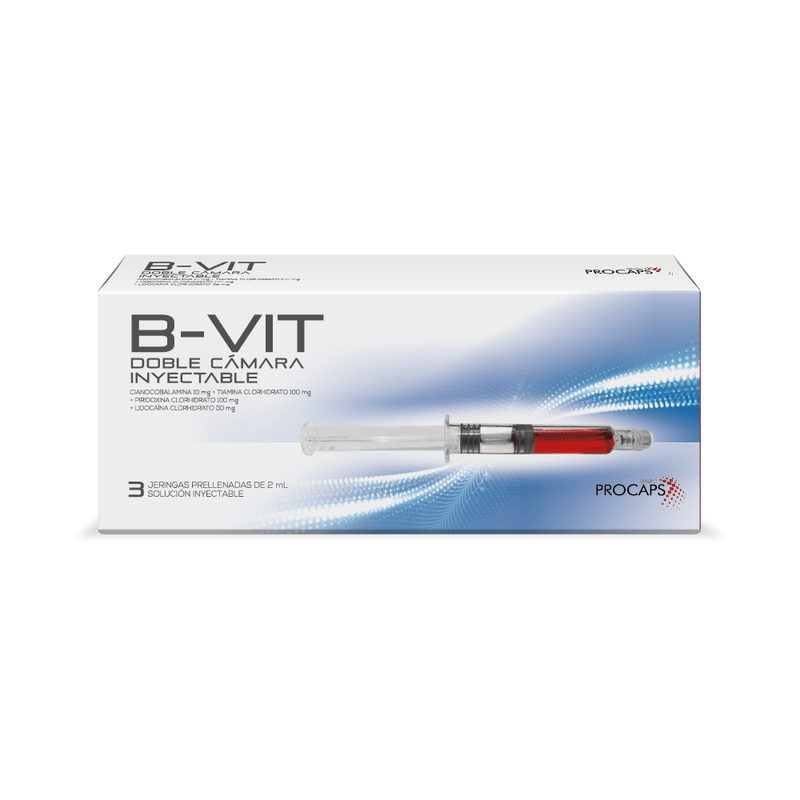 B-Vit Solucion Inyectable X 2ml X 3Und - Farma Chex