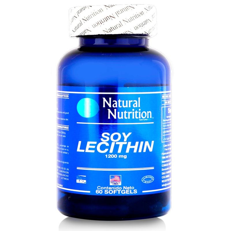 Oferta Soy Lecithin Natural Nutrition X 60 Capsulas X 2Und