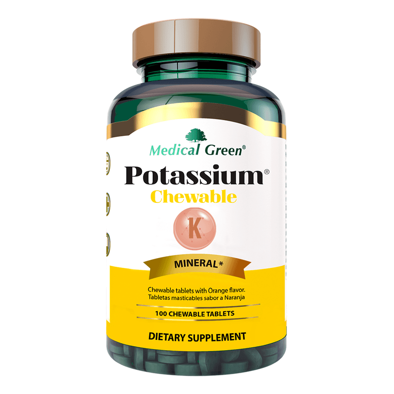 Potassium Chewable Medical Green X 100 Tabletas