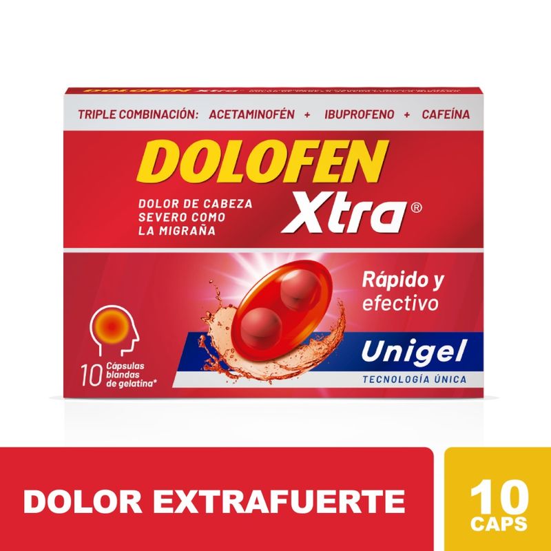 Dolofen Xtra Unigel X 10 Capsulas