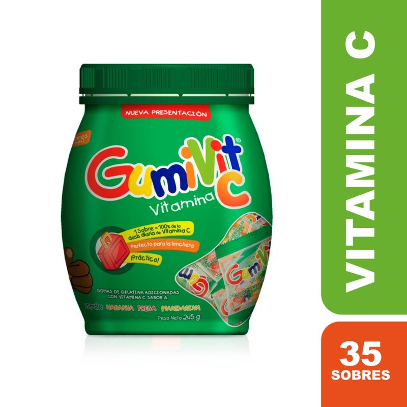 Gumivit Gomas Vitamina C Bombonera X 35Und