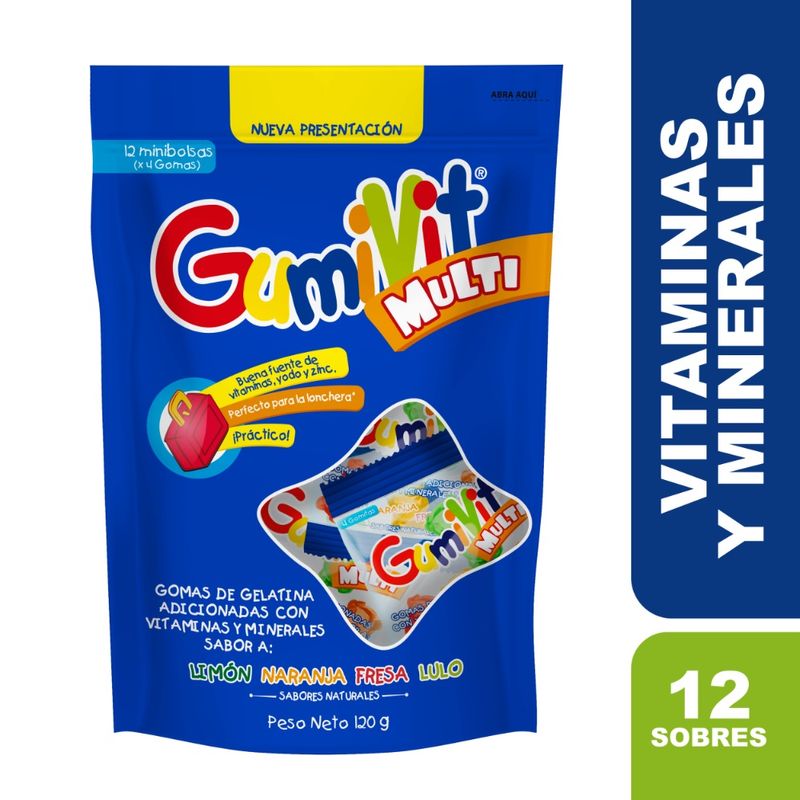 Gumivit Multi Vitamina C Gomas X 12Und