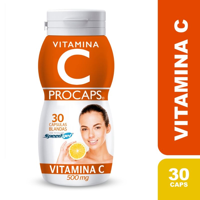 Vitamina C Procaps 500mg X 30 Capsulas