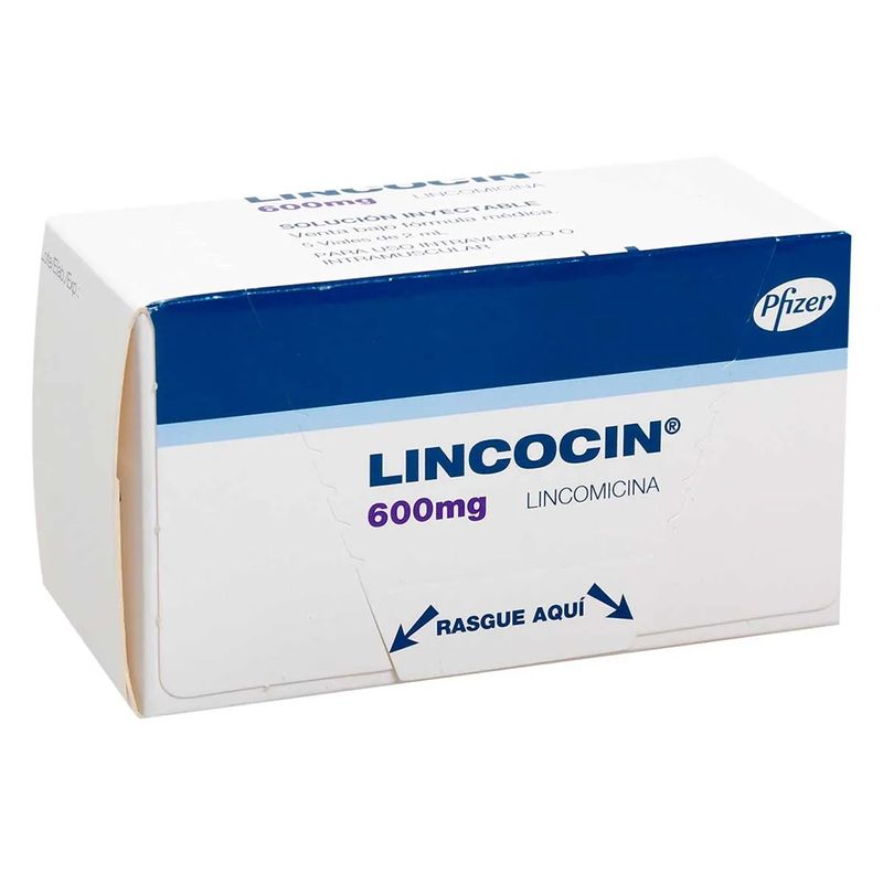 LINCOCIN 600 MG 5 AMPOLLAS POR 1 UNIDAD