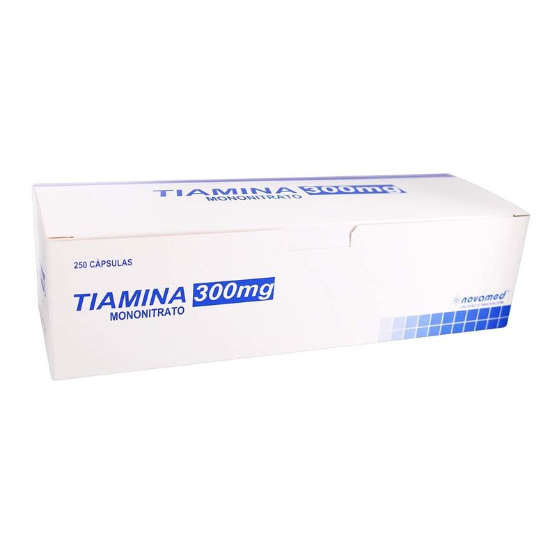 Tiamina 300 Mg Novamed Caja Con 250 Cápsulas
