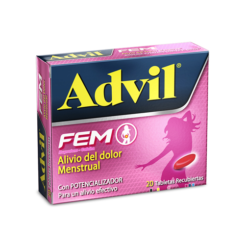 Advil Fem Caja Con 20 Tabletas Pfizer Otc