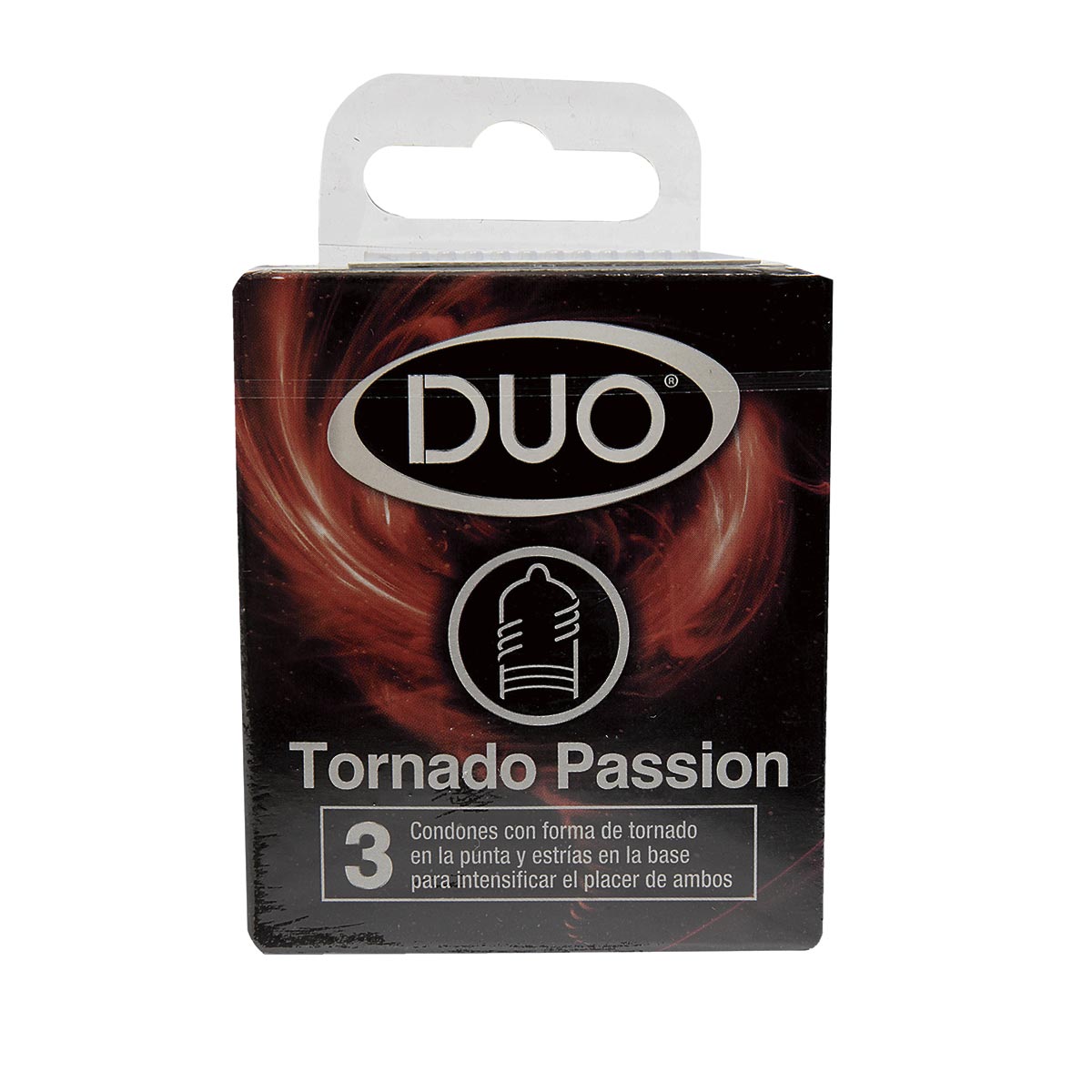 Condón Duo Tornado Passion