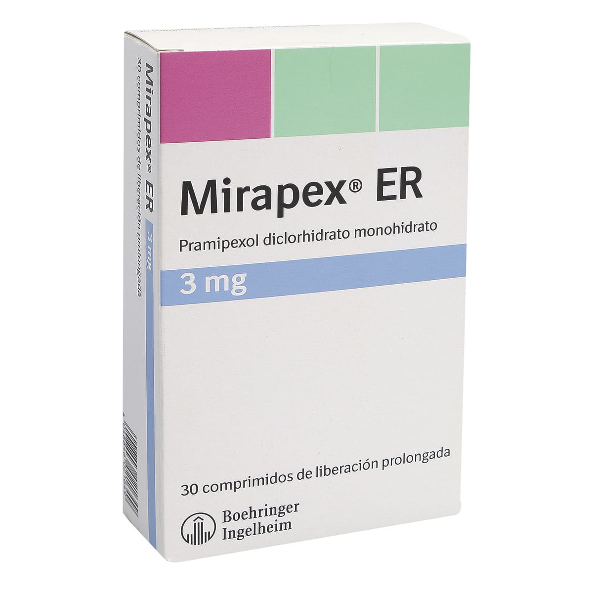 Mirapex Er 1.5 mg Caja Con 30 Comprimidos