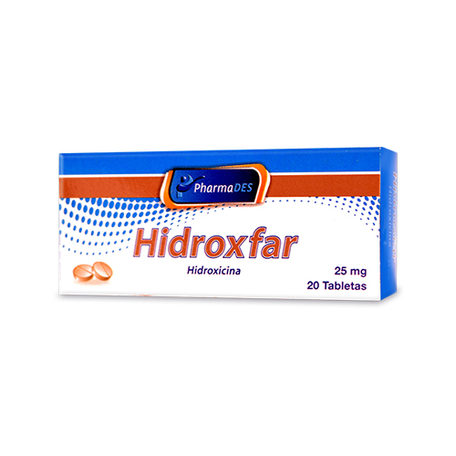 Hidroxfar 25 mg Caja Con 20 Tabletas