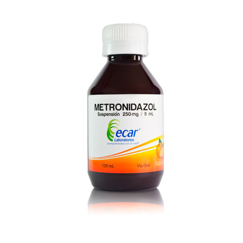 MetRONIDazol Suspension 250 Ml Ecar Rx Rx2