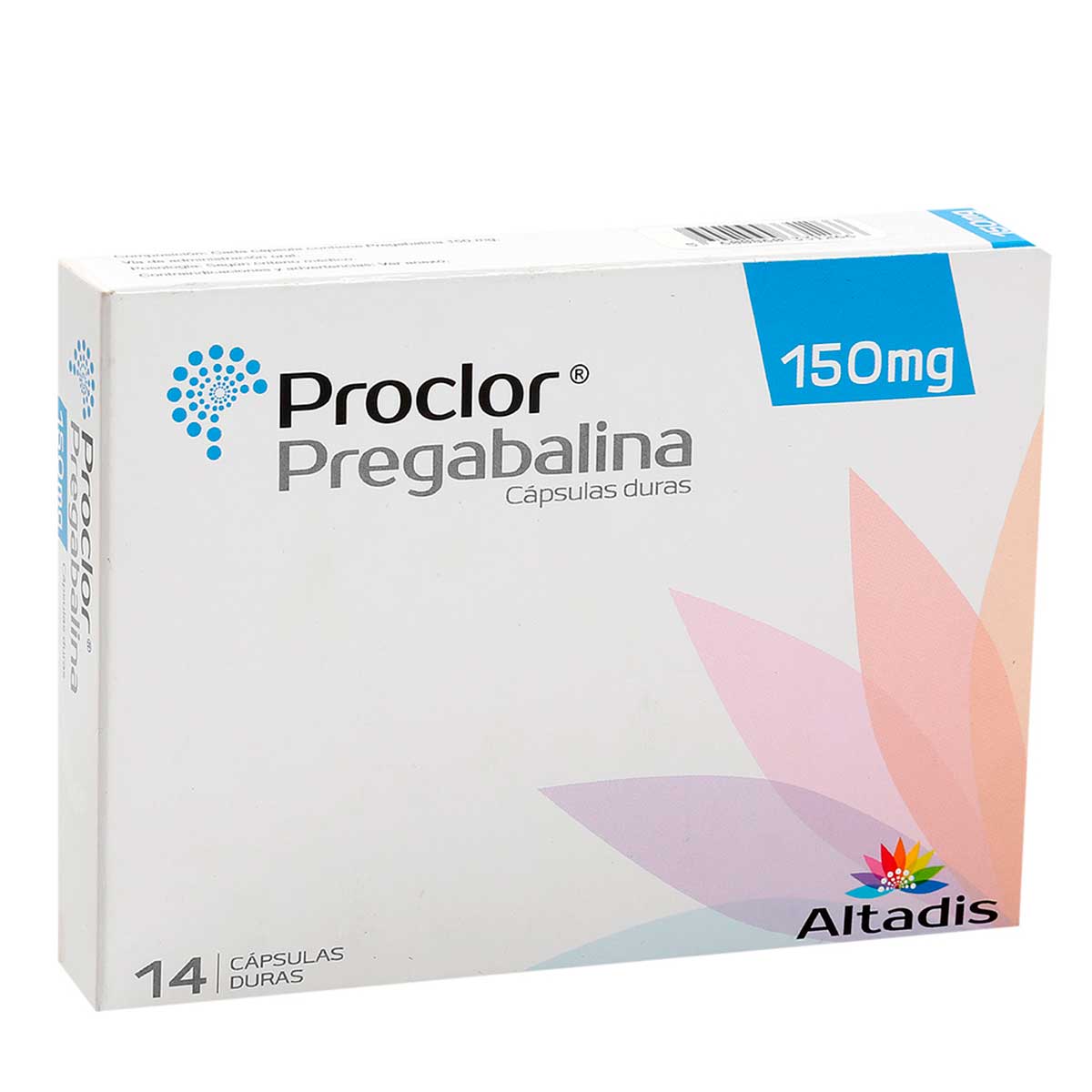 Proclor 150 Mg Caja Por 14 Cápsulas