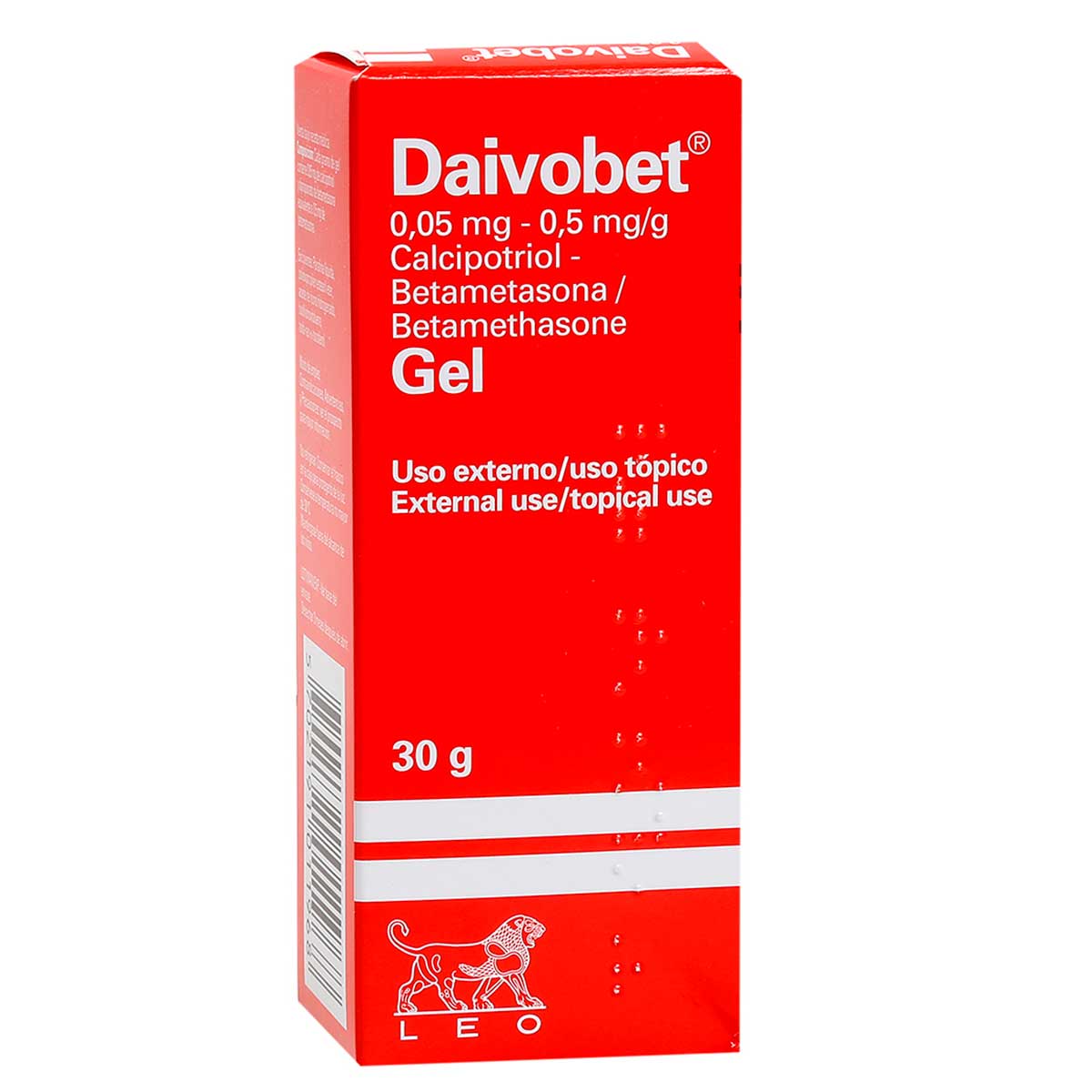 Daivobet Gel 0.05Mg/0.5Mg/G Tubo X 30Grm