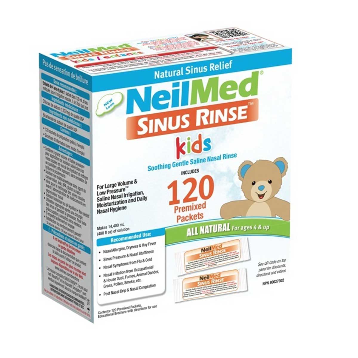 Sinus Rinse Kids 0.9% Solución