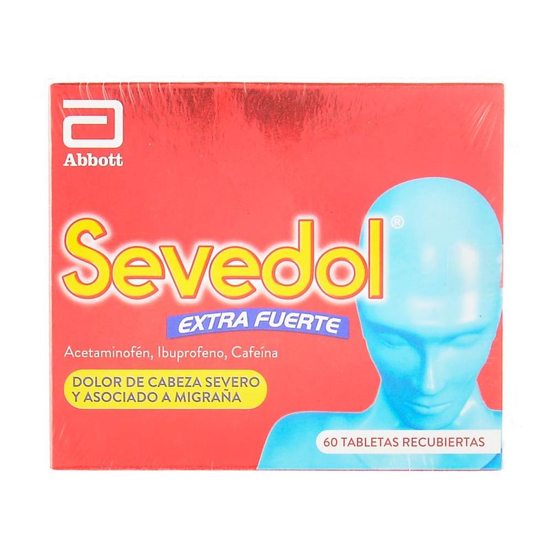 SEVEDOL EXTRA FUERTE 60 TABLETAS