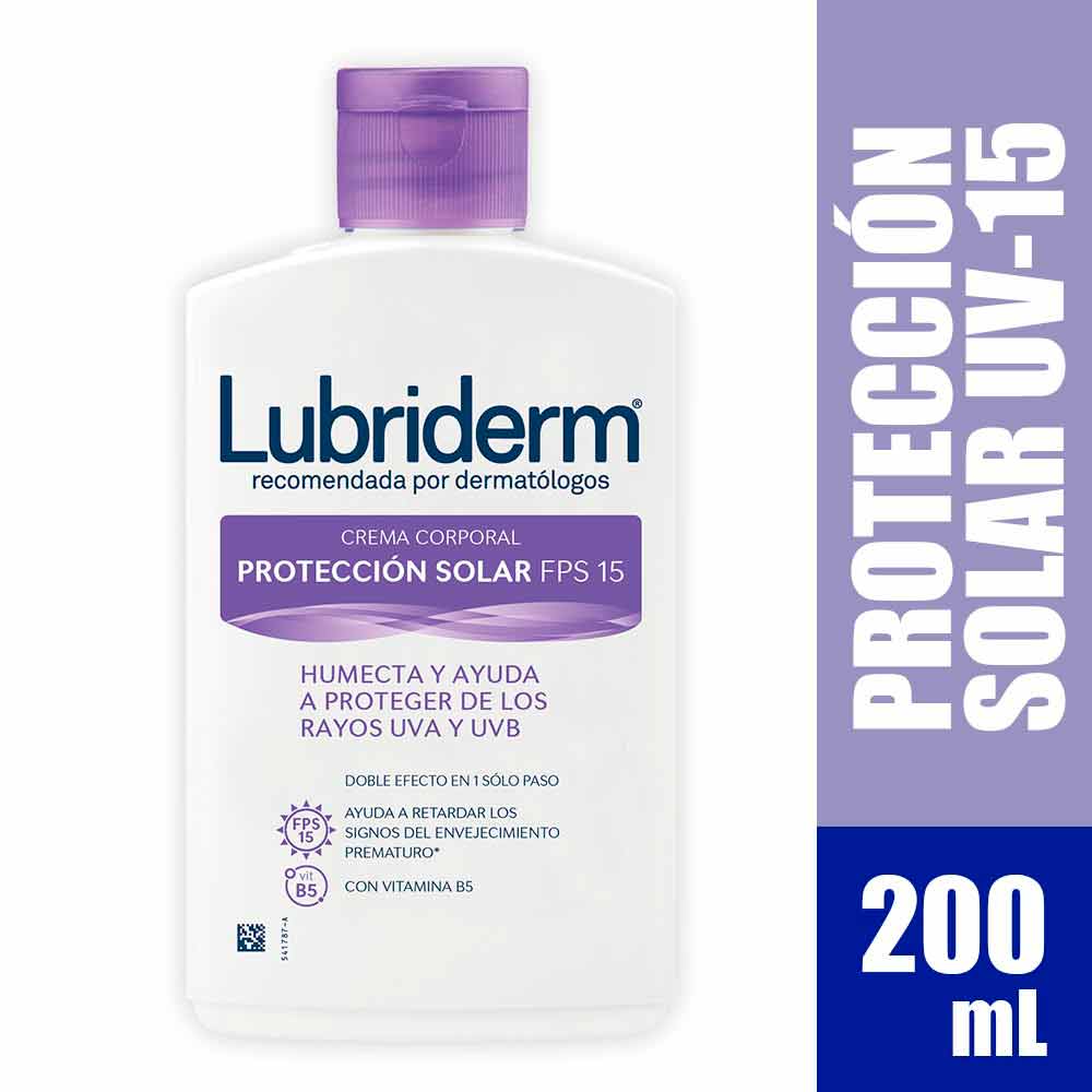 LUBRIDERM PROTECCION SOLAR FPS 15 200 ML