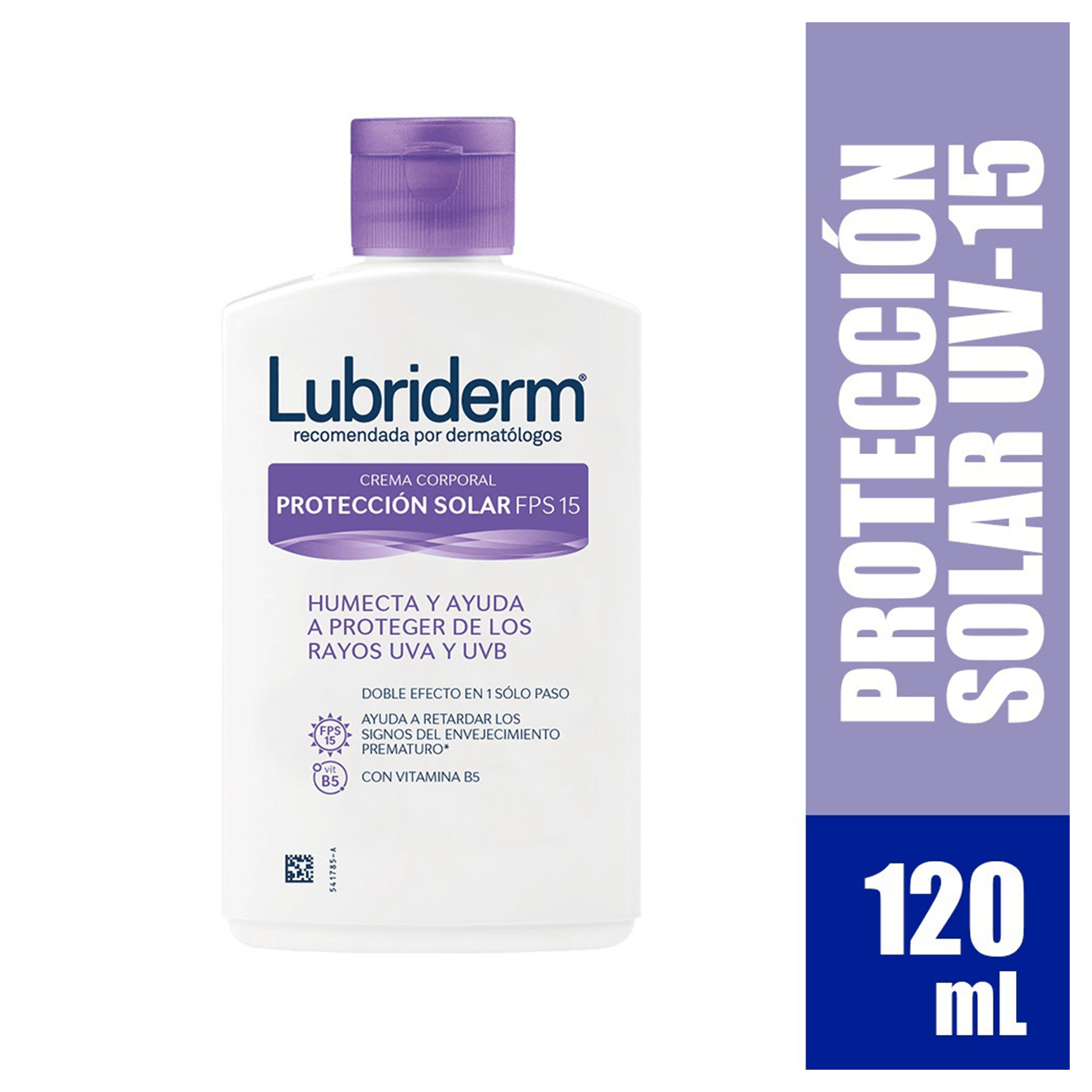 LUBRIDERM PROTECCION SOLAR FPS 15 15 120 ML