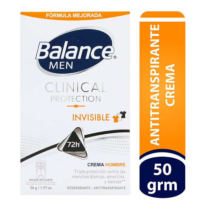 DESODORANTE BALANCE CREMA CLINICAL INVISIBLE 55 GR H