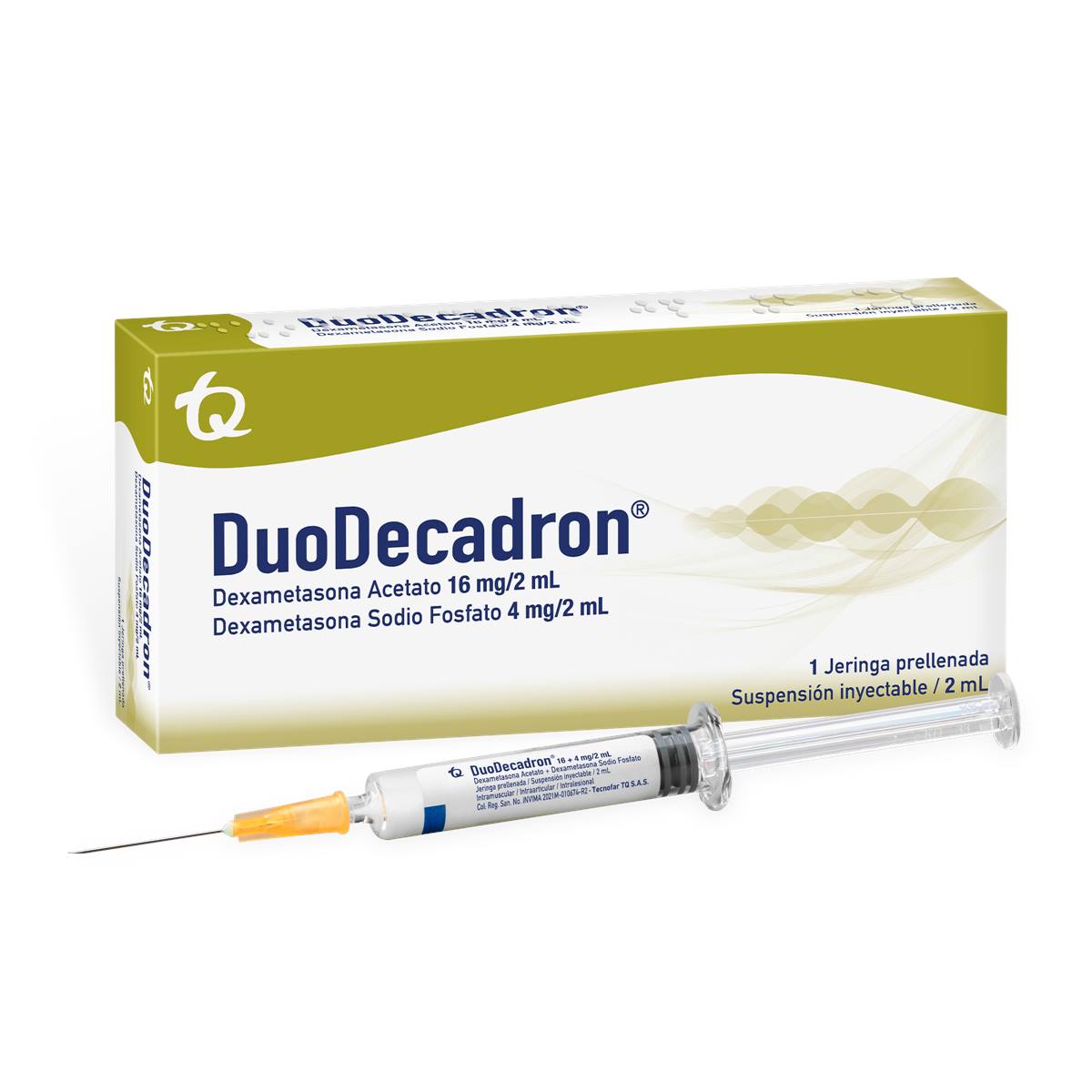 Dúo-Decadron Suspensión Inyectable 16 / 4 mg Caja Con 1 Ampolla