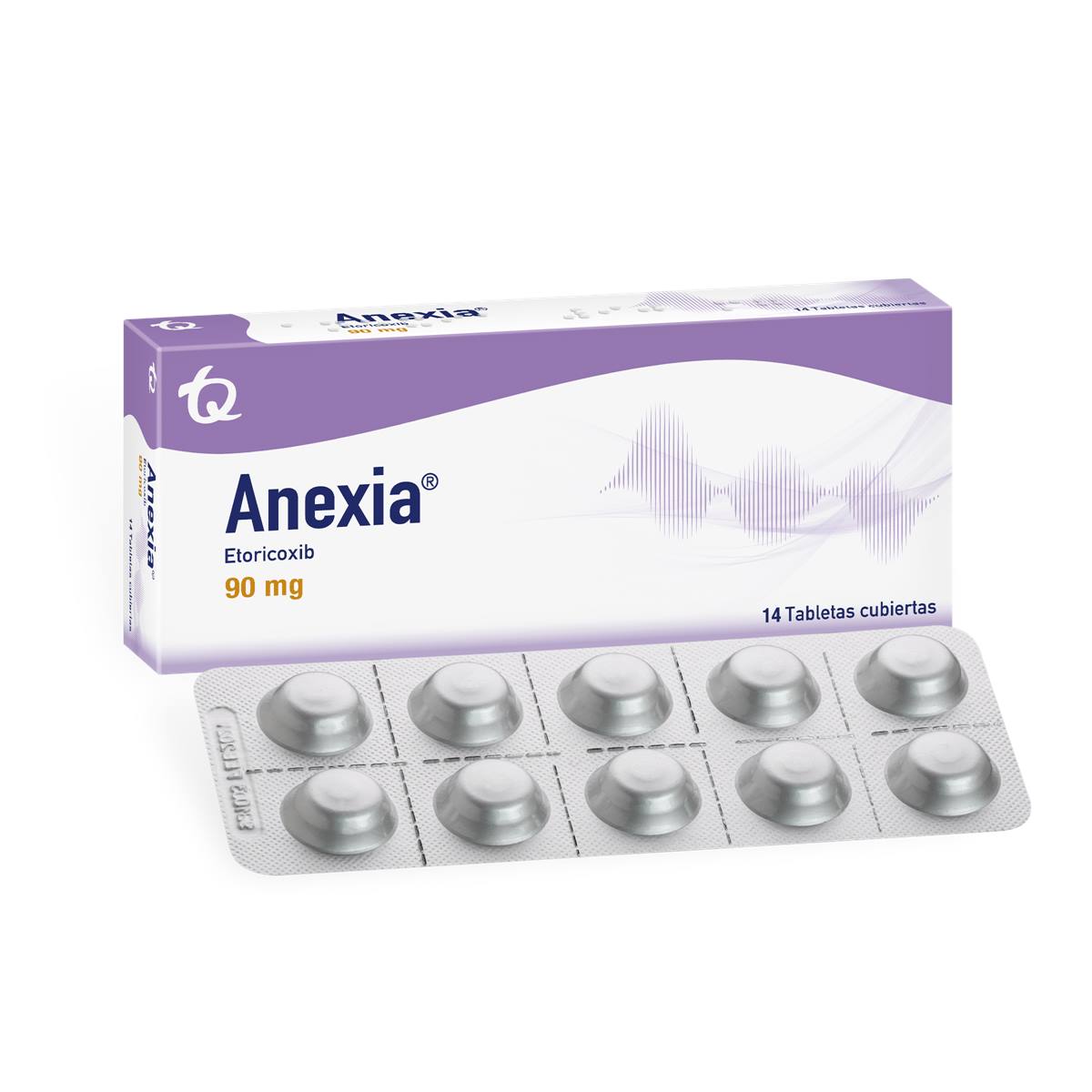 Anexia 90 mg Caja Con 14 Tabletas Cubiertas