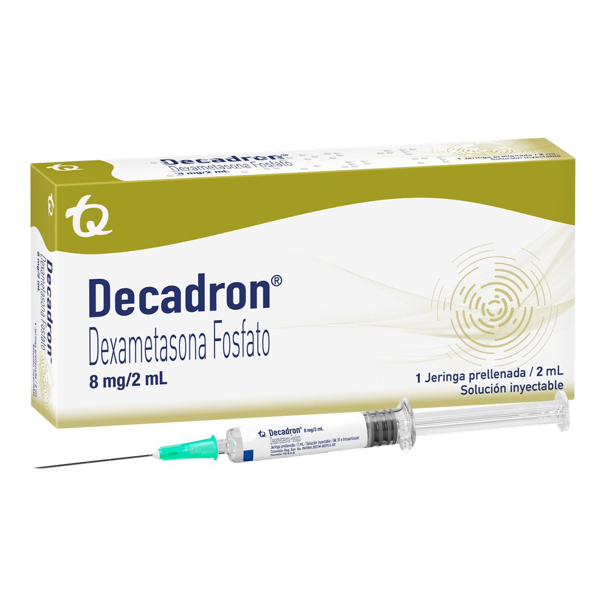 Decadron 8 mg / 2 ml Solución Inyectable