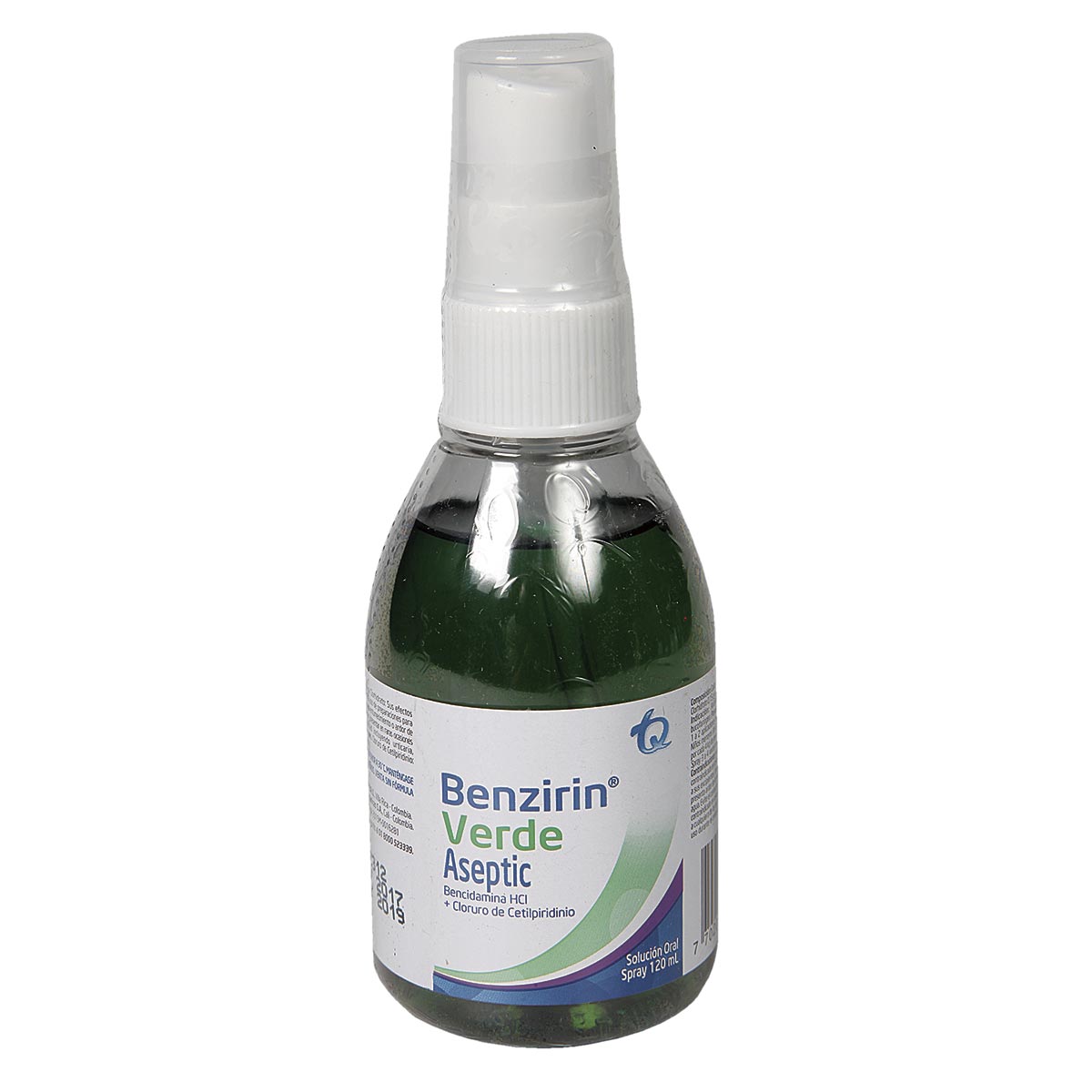 Benzirin Verde Aseptic Solución Bucal