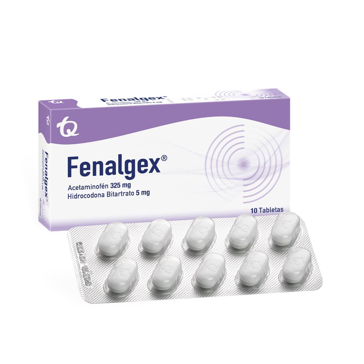 Fenalgex 325 / 5 mg Caja Con 10 Tabletas