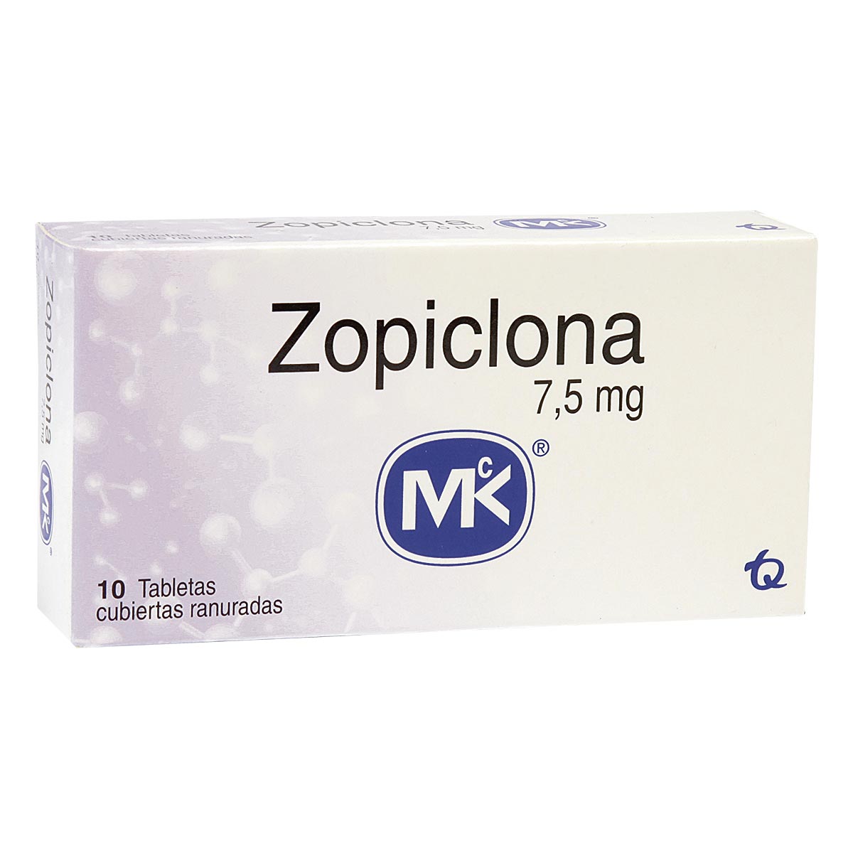 Zopiclona 7,5 mg Caja X 10 Tabletas Cubiertas Ranuradas – Tecnoquí­micas S.A.