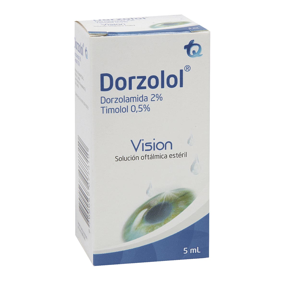 Dorzolol Solución Oftálmica Caja Con Frasco Gotero Con 5 mL