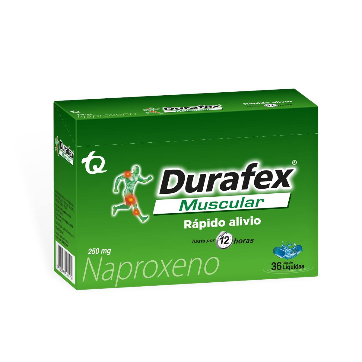 Duraflex 250 Mg Cápsula Blanda