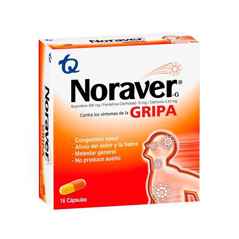 NORAVER G GRIPA CÁPSULA DURA