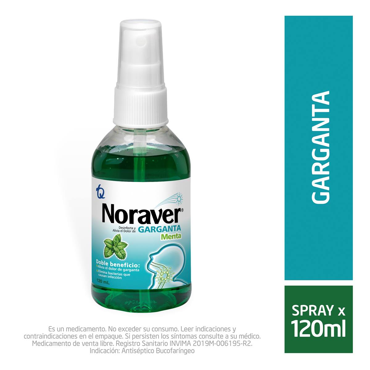 Noraver Solución Bucal Spray Menta