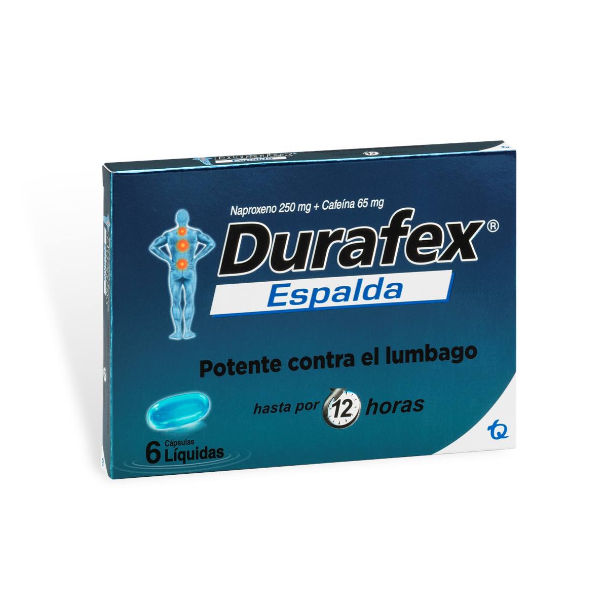 Duraflex 250 Mg/65 Mg Espalda Cápsula Blanda